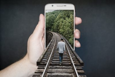 train track railroad smartphone 2507499